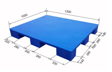 TH1210九腳平板塑料托盤(pán)